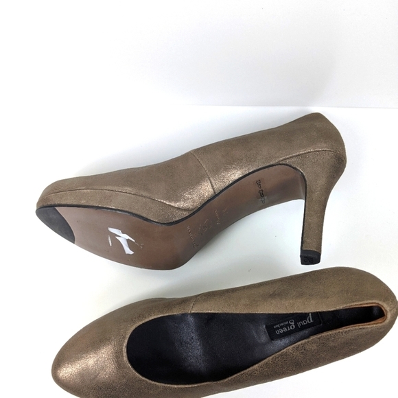 Paul Green Women's Olisa Metallic Pump Bronze Size 7.5 - Picture 7 of 8